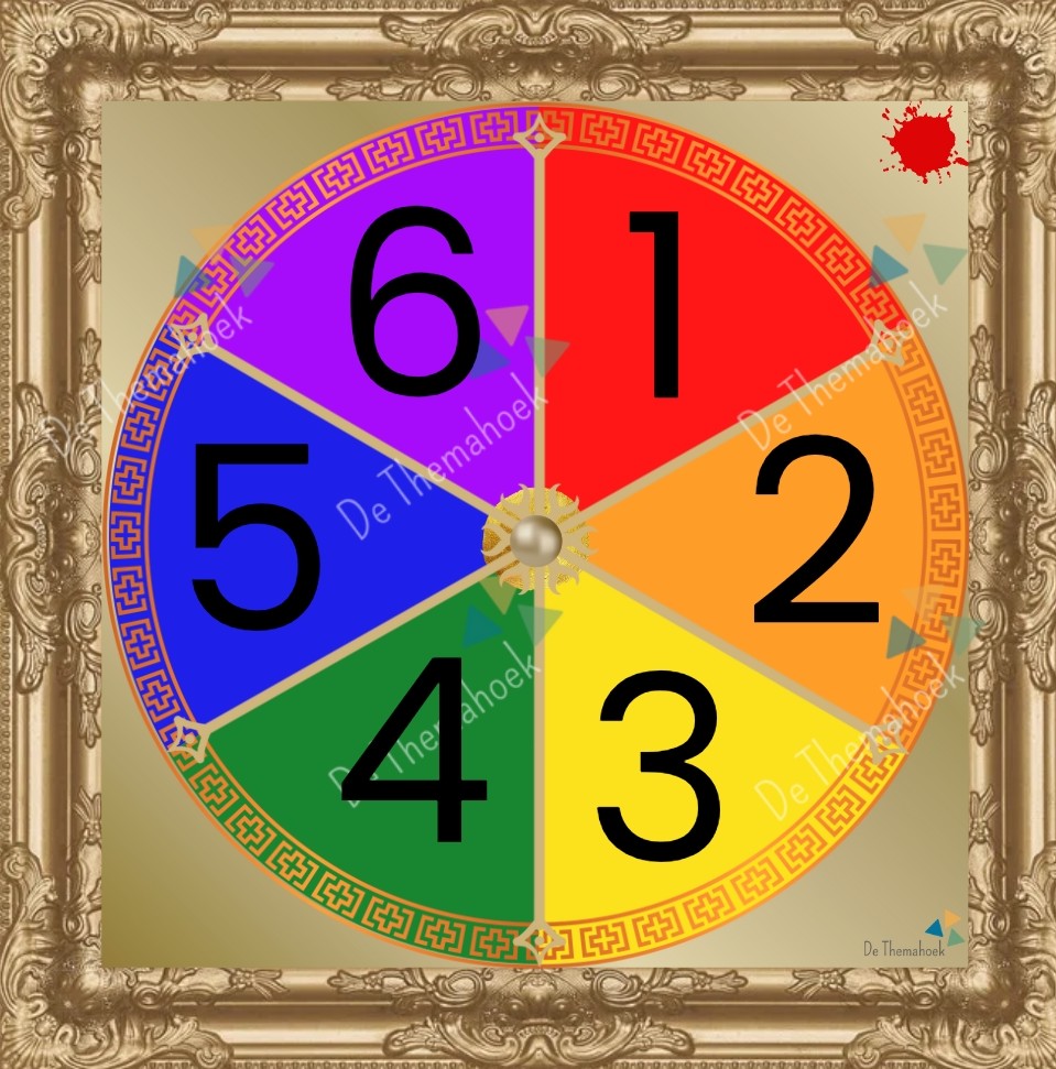 thema kunst, groep 1/2 kleuters, bingo, bingo kunst, bingo cijfers, bingo kleuren, thema kleur en vorm, de themahoek, themahoek, rekenen, cijfers