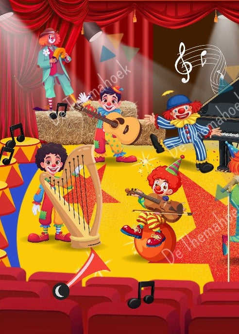 woordplaat, praatplaat, thema circus, thema spot on, kleuters, groep 1/2, kinderboekenweek, woordenschat, nt2 leerlingen, woordkaarten, woordkaartjes, auditieve oefeningen, de themahoek, themahoek circus, het circus, taalbundel, taalontwikkeling, auditieve oefeningen