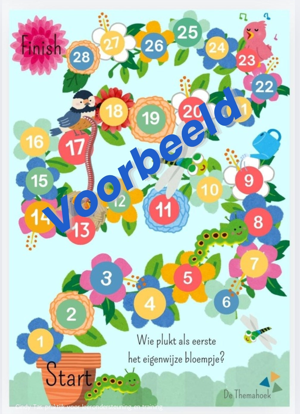 Spel thema lente - GRATIS