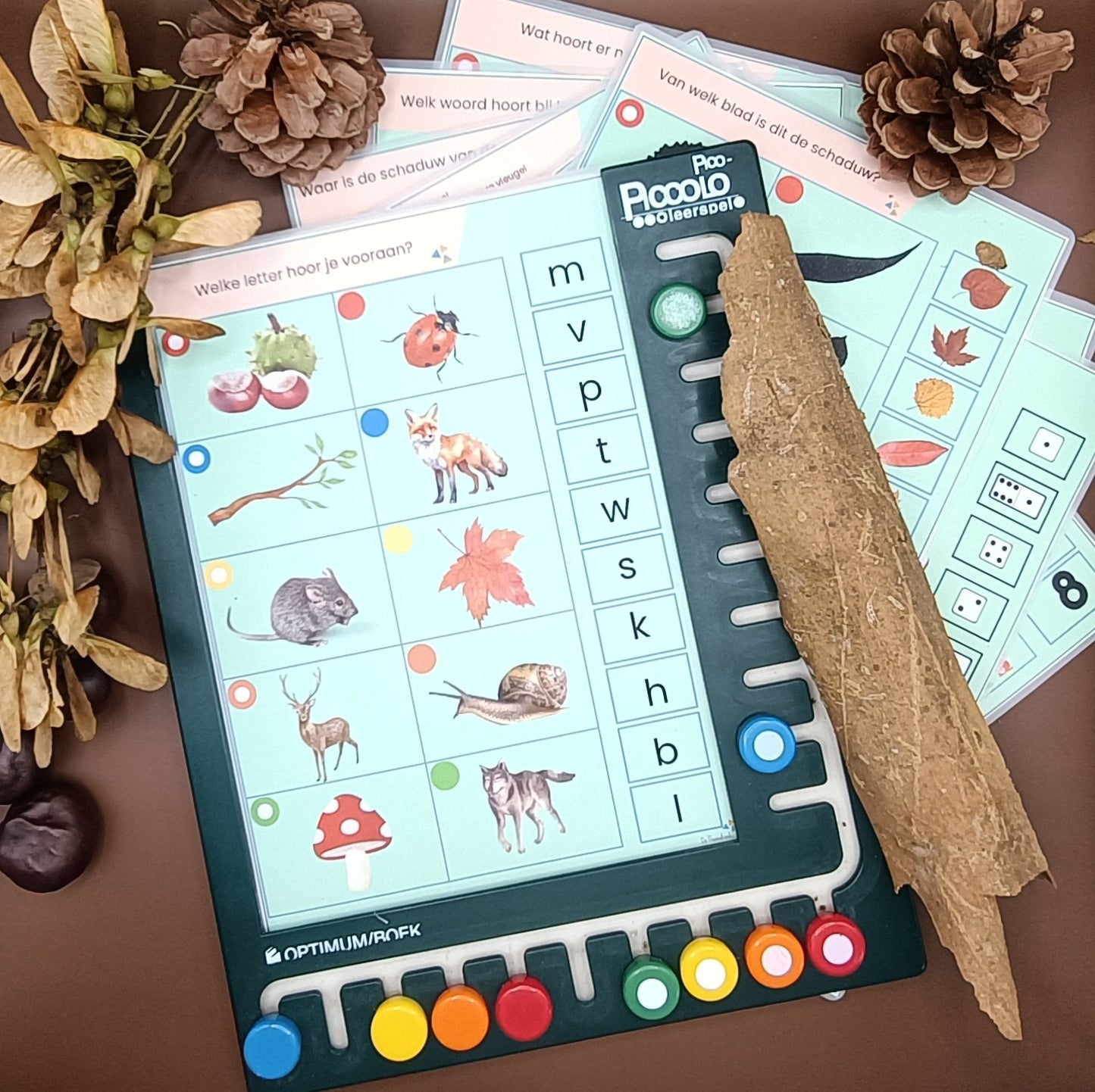 piccolo thema bos kleuters, woordenschat, rekenen, tellen, thema bos, themahoek bos, de themahoek