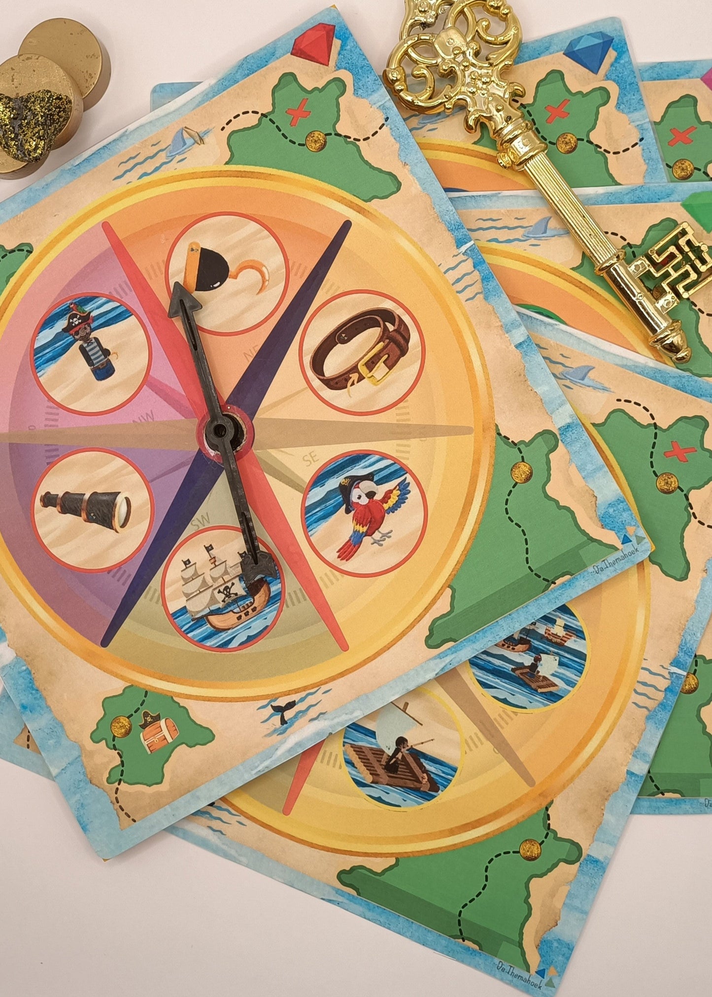 thema piraten bingo voor kleueters, de themahoek, woordenschat, nt2 onderwijs