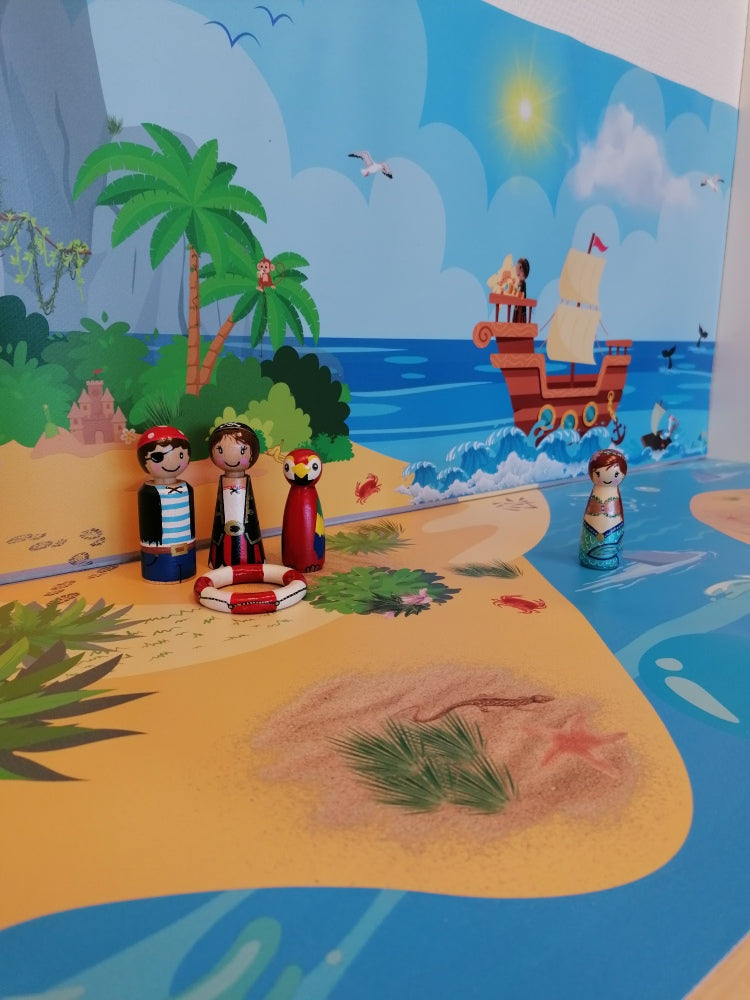 piraten kleuters, de themahoek, themahoek