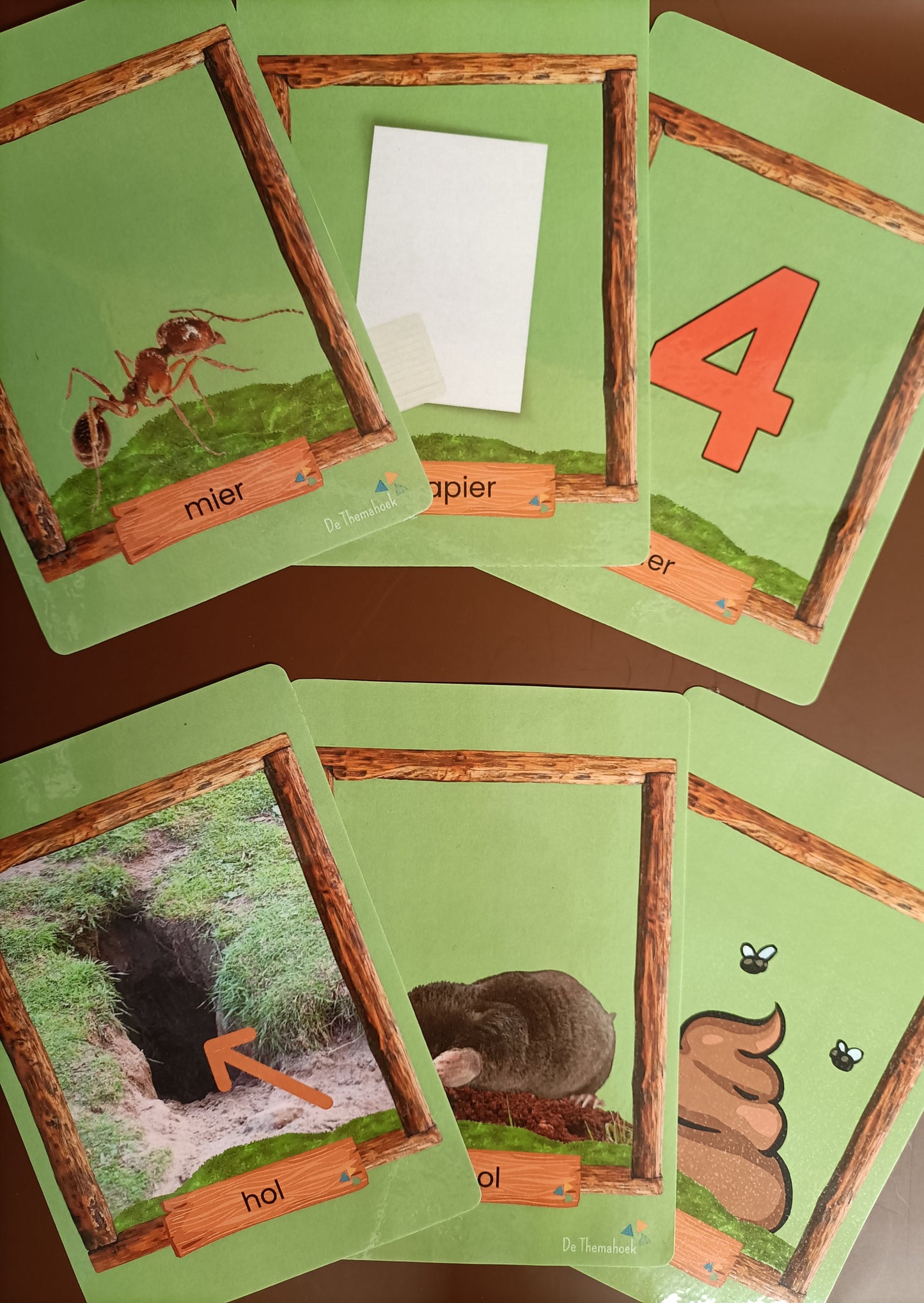 rijmwoorden thema bos, woordkaarten thema bos, woordenschat bos, rijmen kleuters, thema bos, themahoek bos, de themahoek