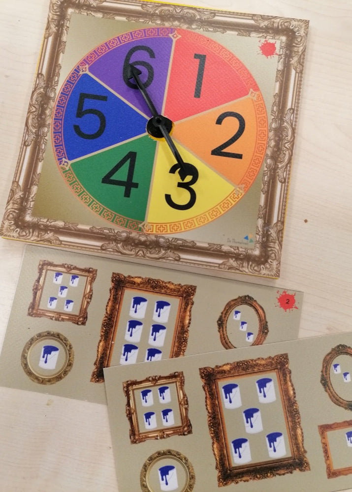 thema kunst bingo, thema museum, voor kleuters, peuters, nt2, de themahoek, spel voor kleuters, spel, kleuters, groep 1/2, bingo, spel thema kunst