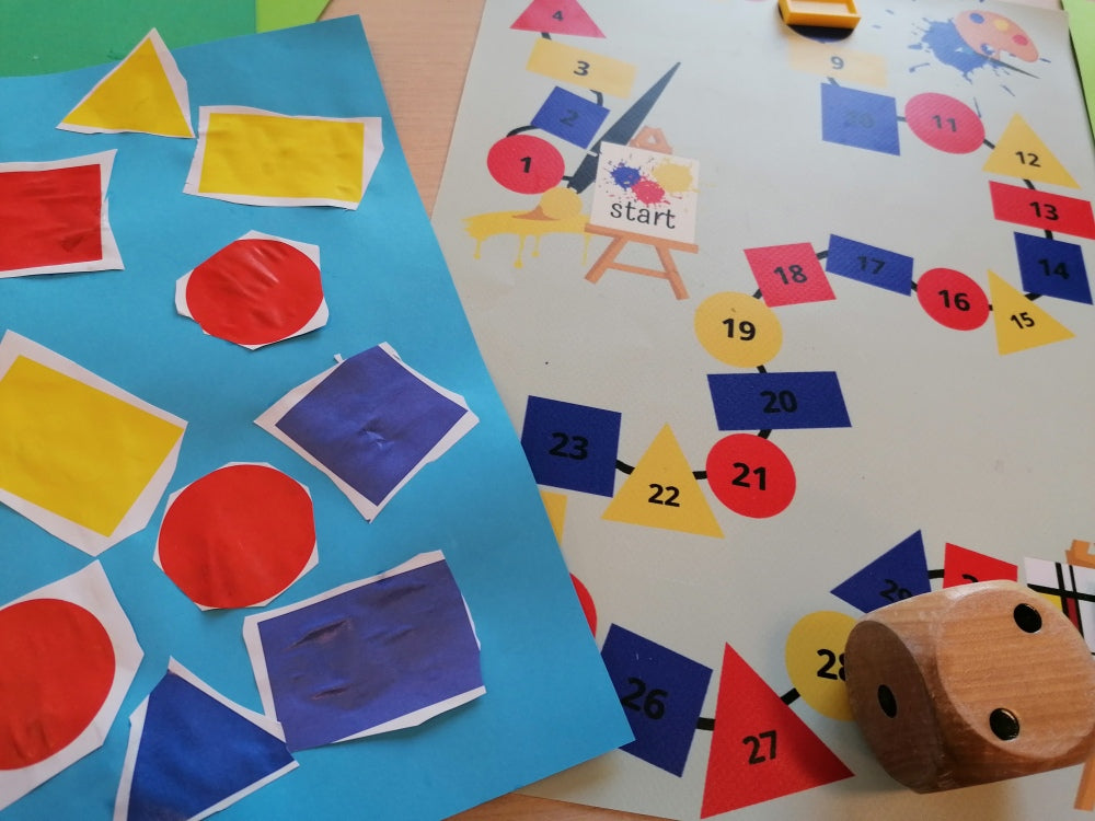 thema kunst kleuren en vormenspel groep 1/2 de themahoek