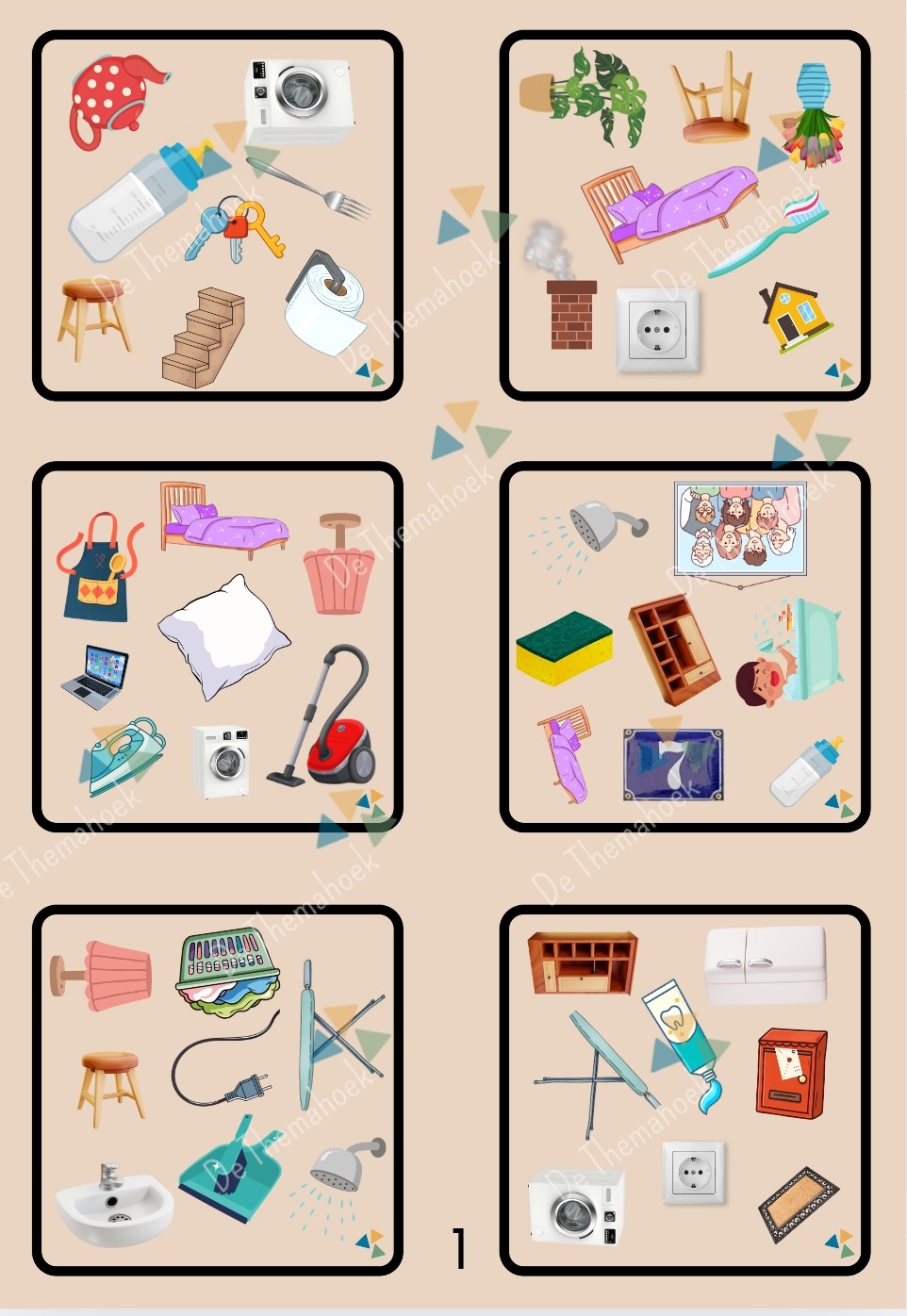 Dobble thema huis, thema mijn huis, thema hier woon ik, woordenschat, nt2 onderwijs, spel kleuters, kleuters, groep 1/2, huishoek, de themahoek, themahoek, spelen, spelletje, dobble kleuters, dobble woordenschat, meertalige kinderen