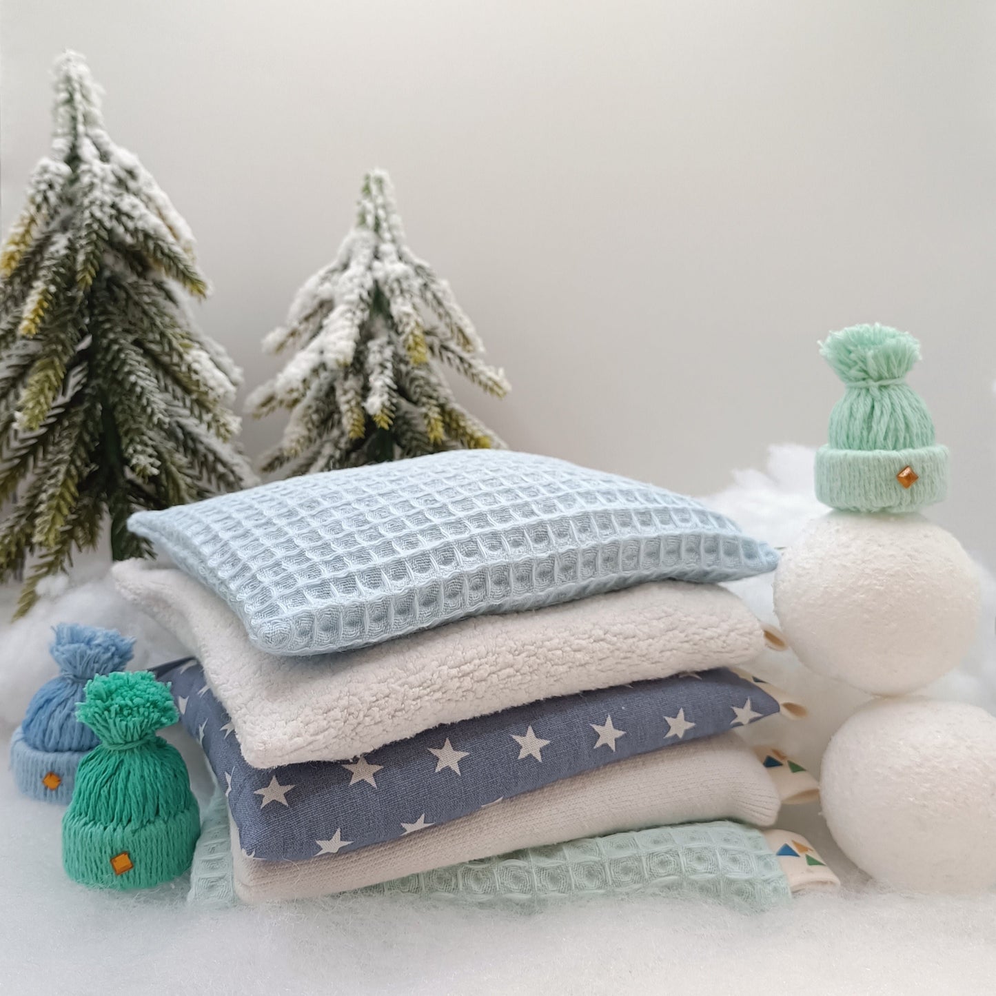 Thema winter pittenzakjes voor groep 1/2 en peuters van de themahoek