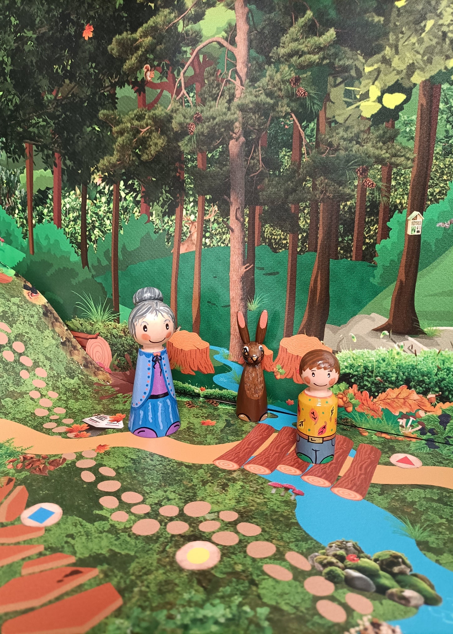 op avontuur in het bos, verteltafel bos, kinderboekenweek 2025, kleuters, thema bos, de themahoek, woordenschat, meertalige leerlingen, nt2 onderwijs