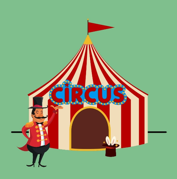 thema circus, thema spot on, kleuters, groep 1/2, de themahoek