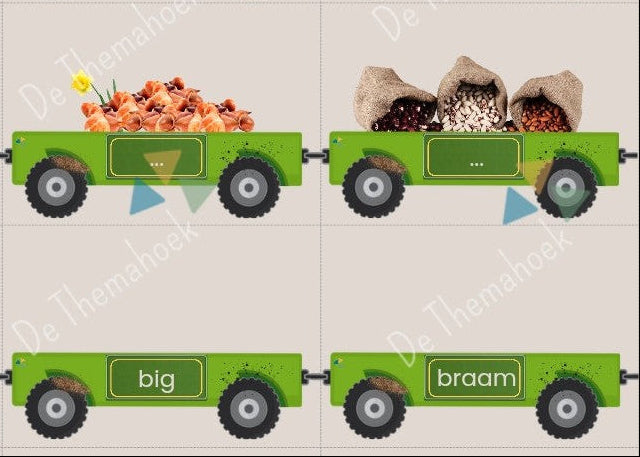 thema boerderij, thema lente, kleuters, groep 3, nt2 leerlingen, woordenschat, mkm woorden, aanvankelijk lezen, letterherkenning, spel thema boerderij, spel, de themahoek, bewegend leren, inloopactiviteit, auditieve oefeningen, beginklank, beginrijm