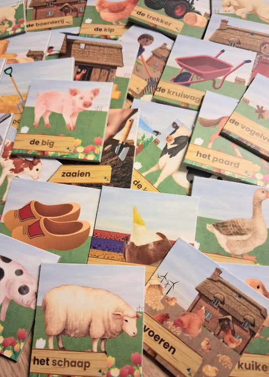 thema boerderij, thema lente, kleuters, memory boerderijdieren, spel kleuters, auditieve oefeningen, de themahoek, themahoek, de boerderijwinkel