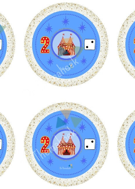 thema circus, kleuters, rekenen, groep 1/2, geld, themahoek circus, speelgeld circus, tellen, cijferherkenning, optellen en aftrekken, getalrij, cijferkaarten, telkaarten, de themahoek