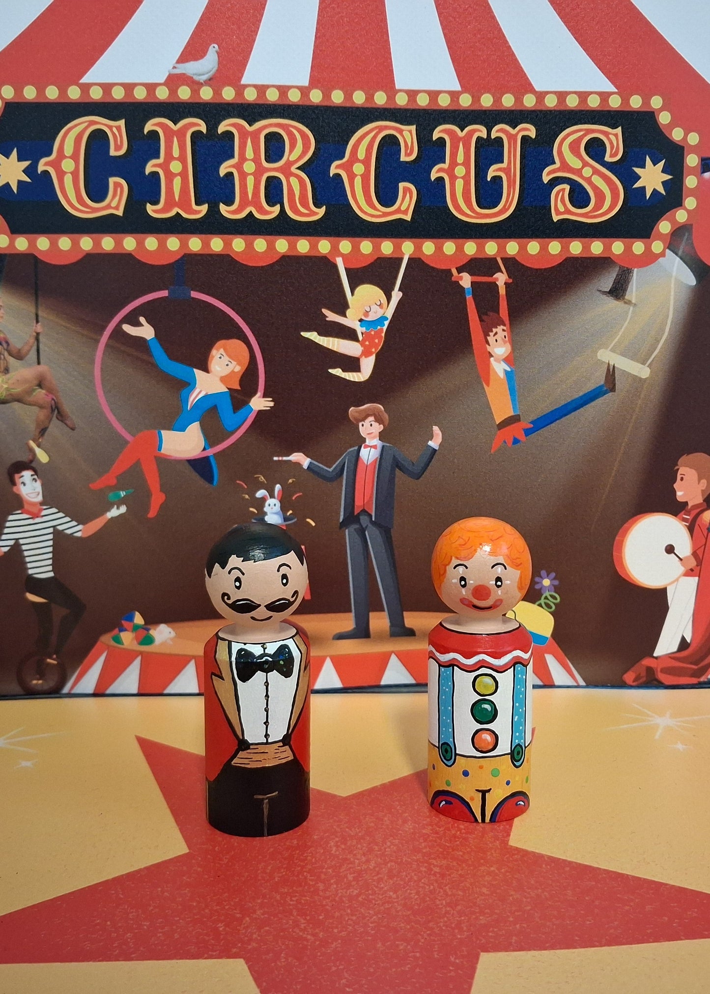 verteltafel, thema circus, circus, spel circus, thema theater, de themahoek, themahoek circus, woordenschat, kleuters, groep 1/2, taalontwikkeling, spelhoek