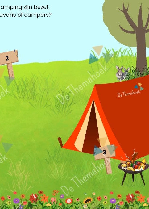 kleikaarten, thema vakantie, kleuters, thema op reis, thema zomer, thema strand, thema de camping, kleien,  motoriek, inloop, inloopactiviteit, de themahoek, themahoek, woordenschat, rekenen, tellen, cijferkennis, cijferherkenning