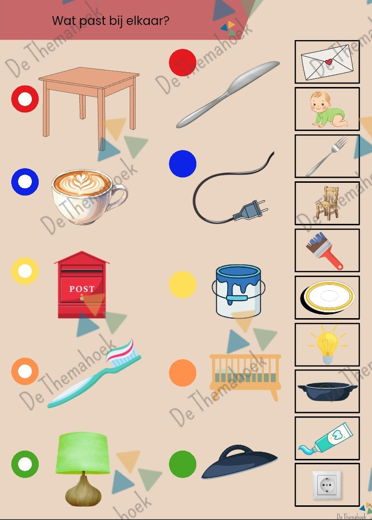 Thema huis, thema hier woon ik, thema mijn huis, kleuters, groep 1/2, piccolo, woordenschat, auditieve oefeningen, rekenen, tellen, cijferherkenning, tellen 10 20, huisnummers, thema, hier woon ik, huishoek, inloop, nt2 onderwijs, de themahoek, themahoek, spel, inloop