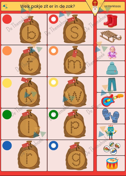 spel sint, piccolo sint, woordenschat sint, thema sint, thema sinterklaas, groep 1/2, de themahoek, themahoek, kleuters, thema sint kleuters, thema sint groep 1/2, spel thema sint, woordenschat thema sint, themahoek sint, rekenen, letters, cijfers, cijferherkenning, rijmen thema sint, piccolokaarten, piccolo kleuters