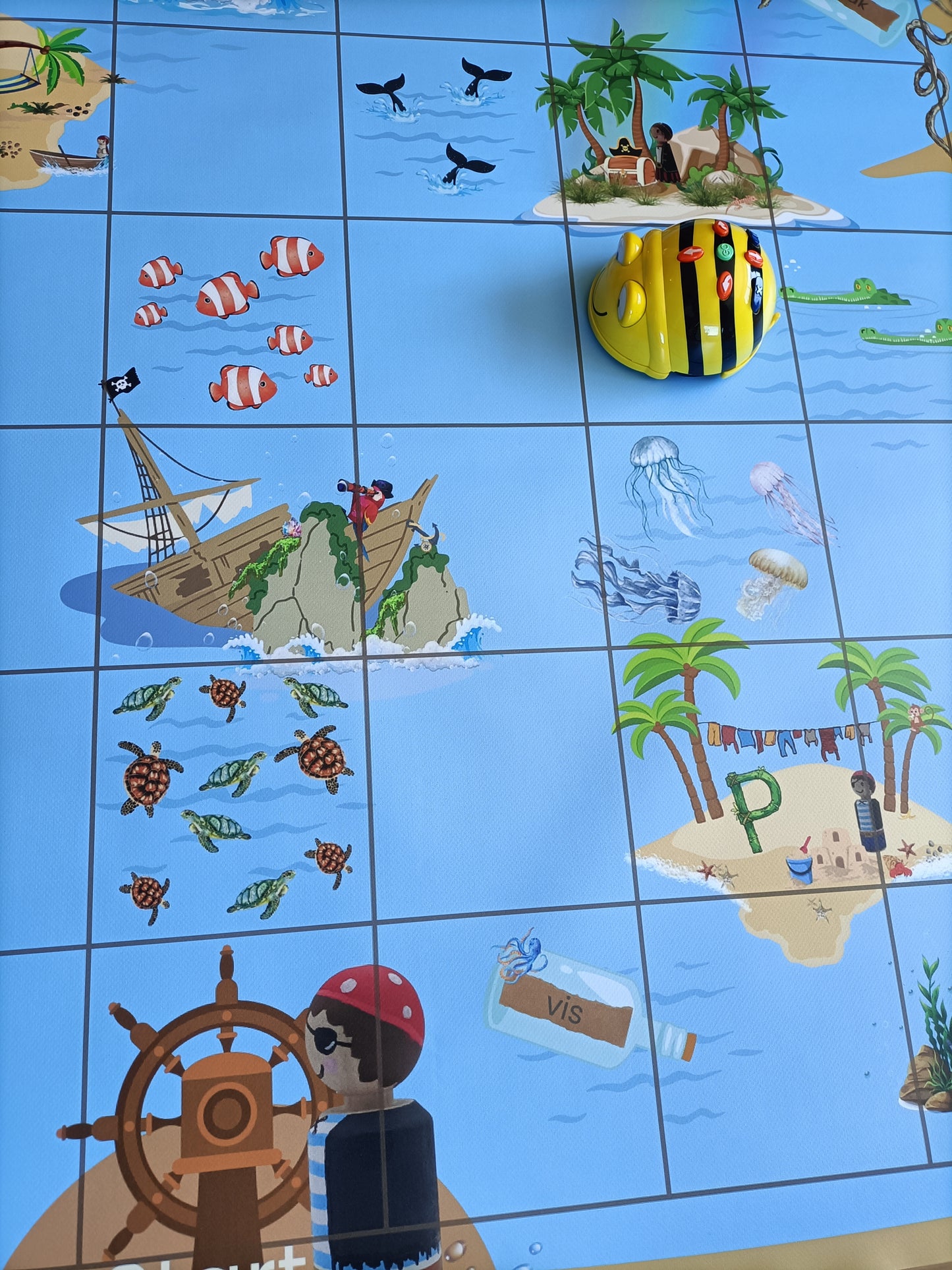 thema piraten, woeste willem, kleuters, de themahoek, themahoek