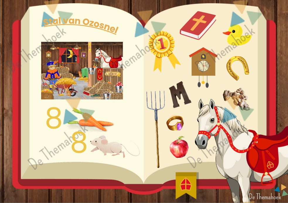 thema sint, kleuters, peuters, thema sint, thema sinterklaas, sint, sinterklaas, tellen, spel sint, zoekplaat, woordkaart, praatplaat, woordenschat, auditieve oefeningen, de themahoek, themahoek sint