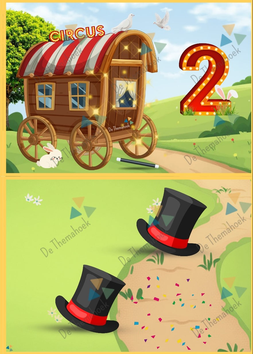 thema circus, kleuters, rekenen, groep 1/2, geld, themahoek circus, speelgeld circus, tellen, cijferherkenning, optellen en aftrekken, getalrij, cijferkaarten, telkaarten, de themahoek, rekenbegrippen, verhoudingen, meer minder, groot klein