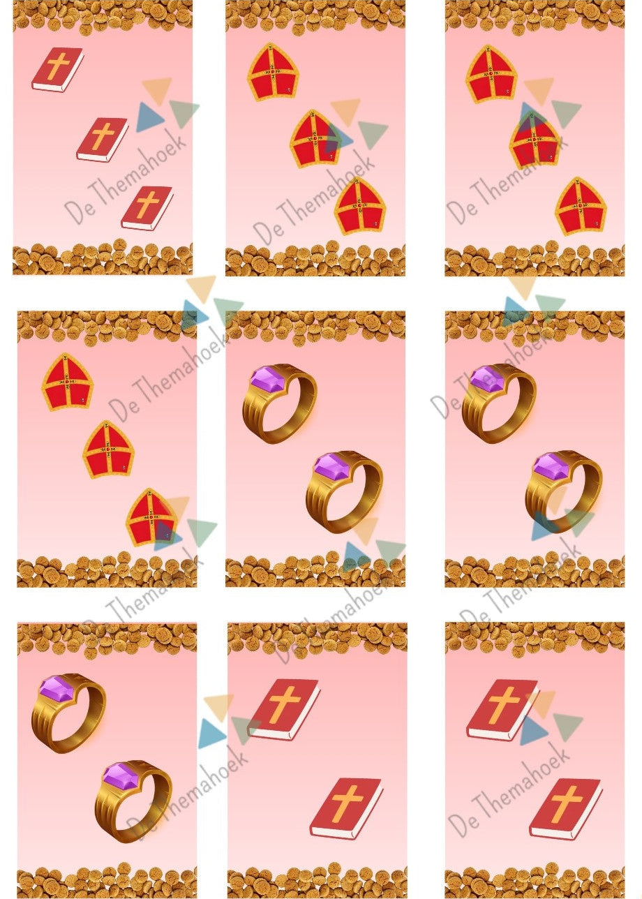 sint, sinterklaas,  halli galli, samen 5, hoeveelheden overzien, rekenen kleuters, kleuters, groep 1/2, spel kleuters thema sint, de themahoek, themahoek sint, thema sint, thema sinterklaas, sint kleuters, sint groep 1/2, sinterklaas groep 1/2