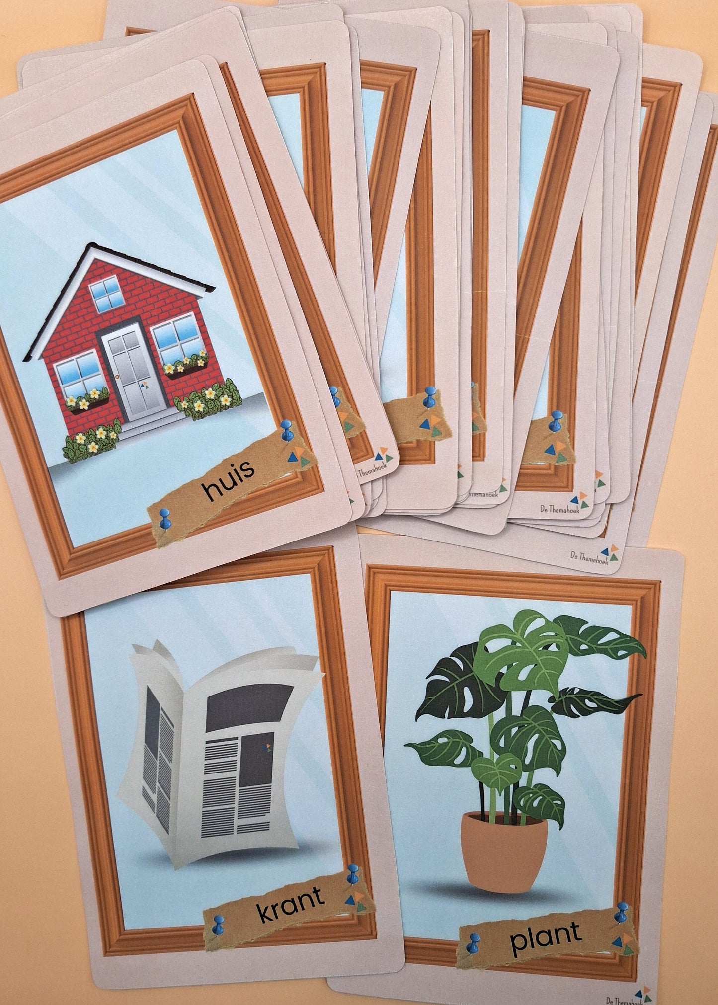 rijmkaarten, rijmen, groep 1/2, kleuters, rijmkaartjes, rijmspel, thema huis, thema mijn huis, thema hier woon ik, nt2, nt2 onderwijs, meertalige kinderen, woordenschat, taalontwikkeling, de themahoek, themahoek, huishoek, spel, rijmspel,, bewegend leren