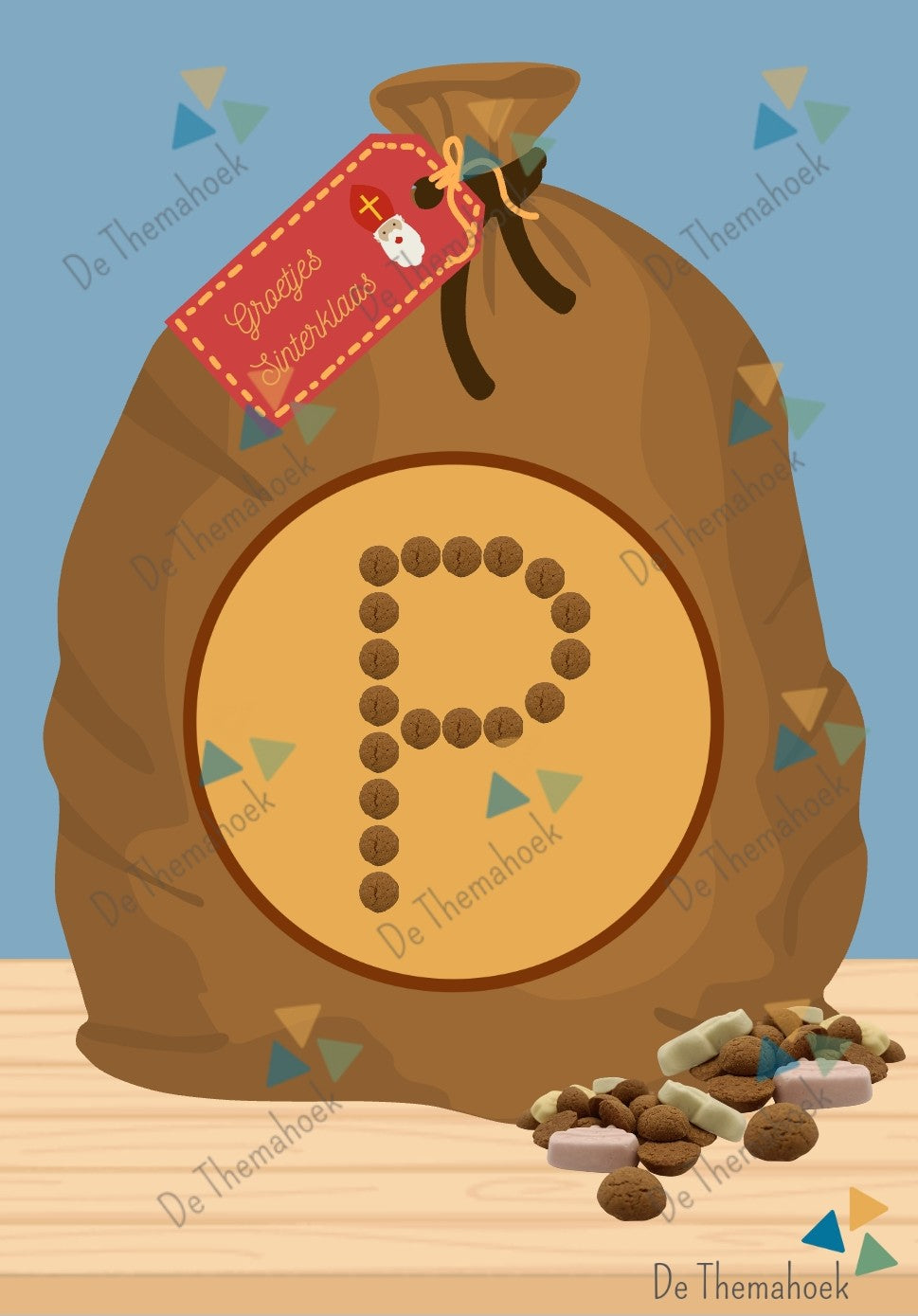 sint letters, sint, thema sint, thema sinterklaas, sinterklaas, dez ak van sinterklaas. pepernootletters, cocoladeletters, de themahoek, spel, letterherkenning, kleuters, groep 1/2