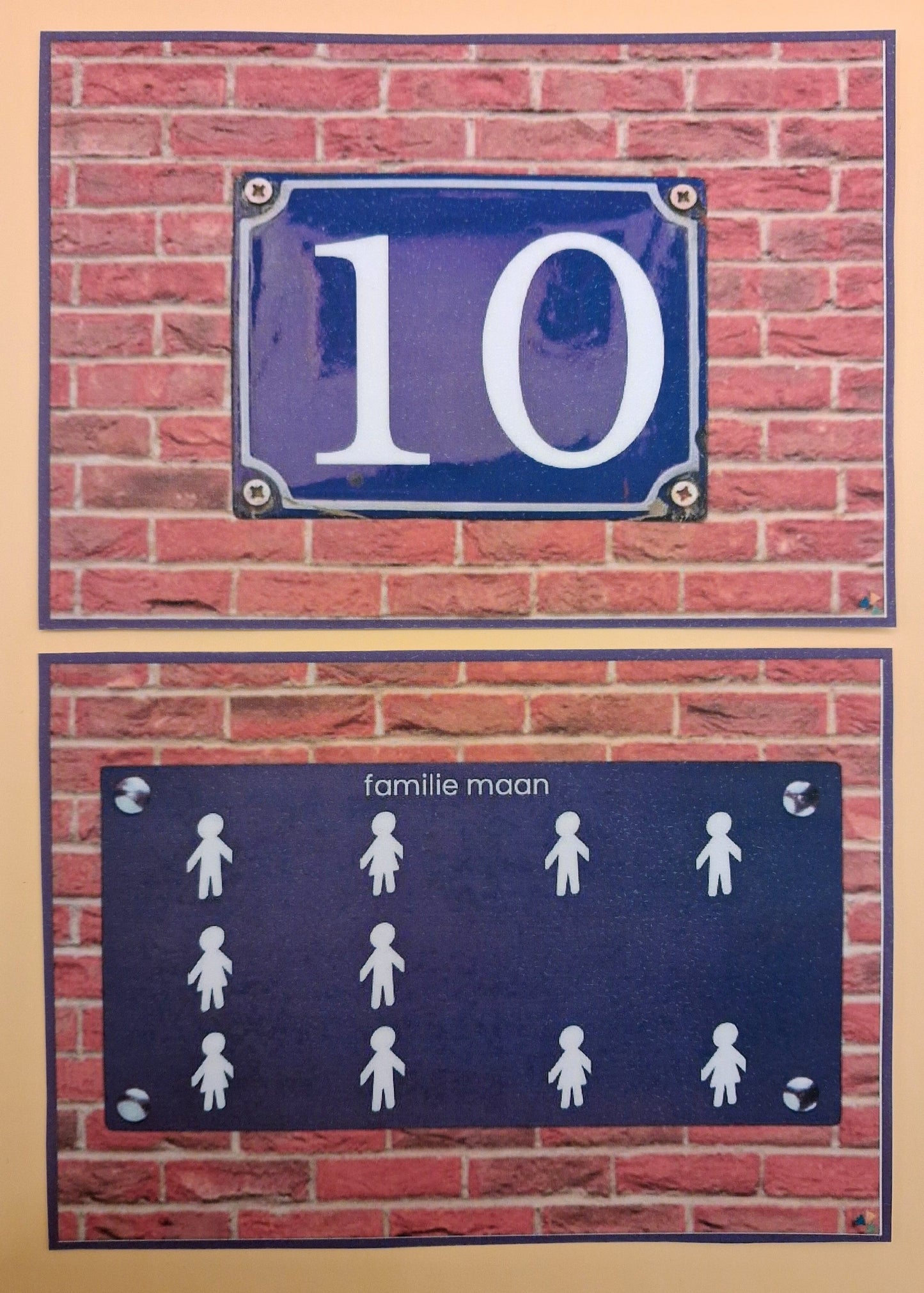 cijferkaarten,  kleuters, thema huis, thema hier woon ik, huisnummers, huisnummerkaarten, rekenen kleuters, cijferherkenning, tellen, rekenbundel, de themahoek, themahoek, groep 1/2, telkaarten, dobbelsteenbeelden, rijmen