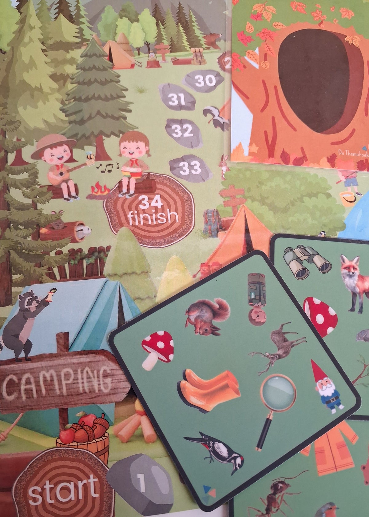 thema bos, thema herfst, thema bos kleuters, thema herfst groep 1/2, thema bos groep 1/2, thema herfst kleuters, dobble, spel thema bos, spel thema herfst, zaklampspel, gezelschapsspel, halli galli, inloop, inloopactiviteit thema bos, de themahoek, themahoek bos, themahoek herfst