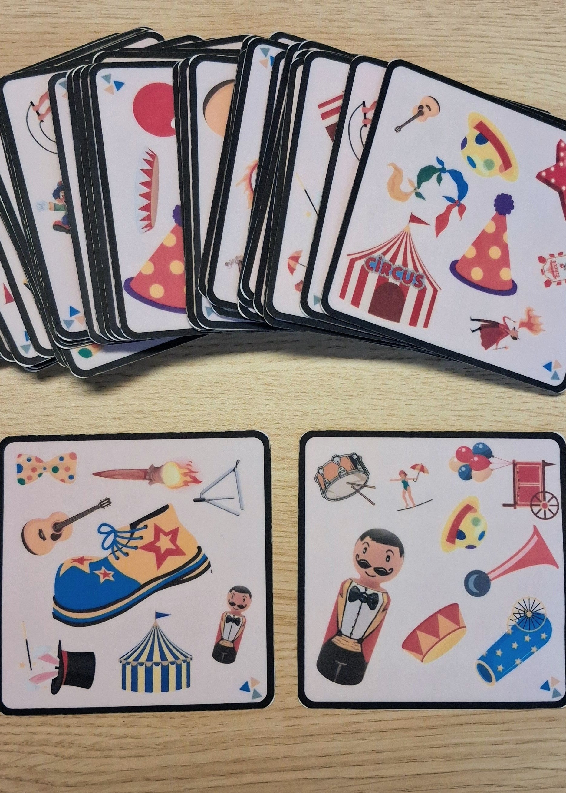 memory, thema circus, kleuters, groep 1/2, thema spot on, spot aan, kinderboekenweek, woordkaartjes, woordkaarten, muziekinstrumenten, theater, voorstelling, woordenschat, taalontwikkeling, spel, de themahoek, themahoek circus, fonemisch bewustzijn,