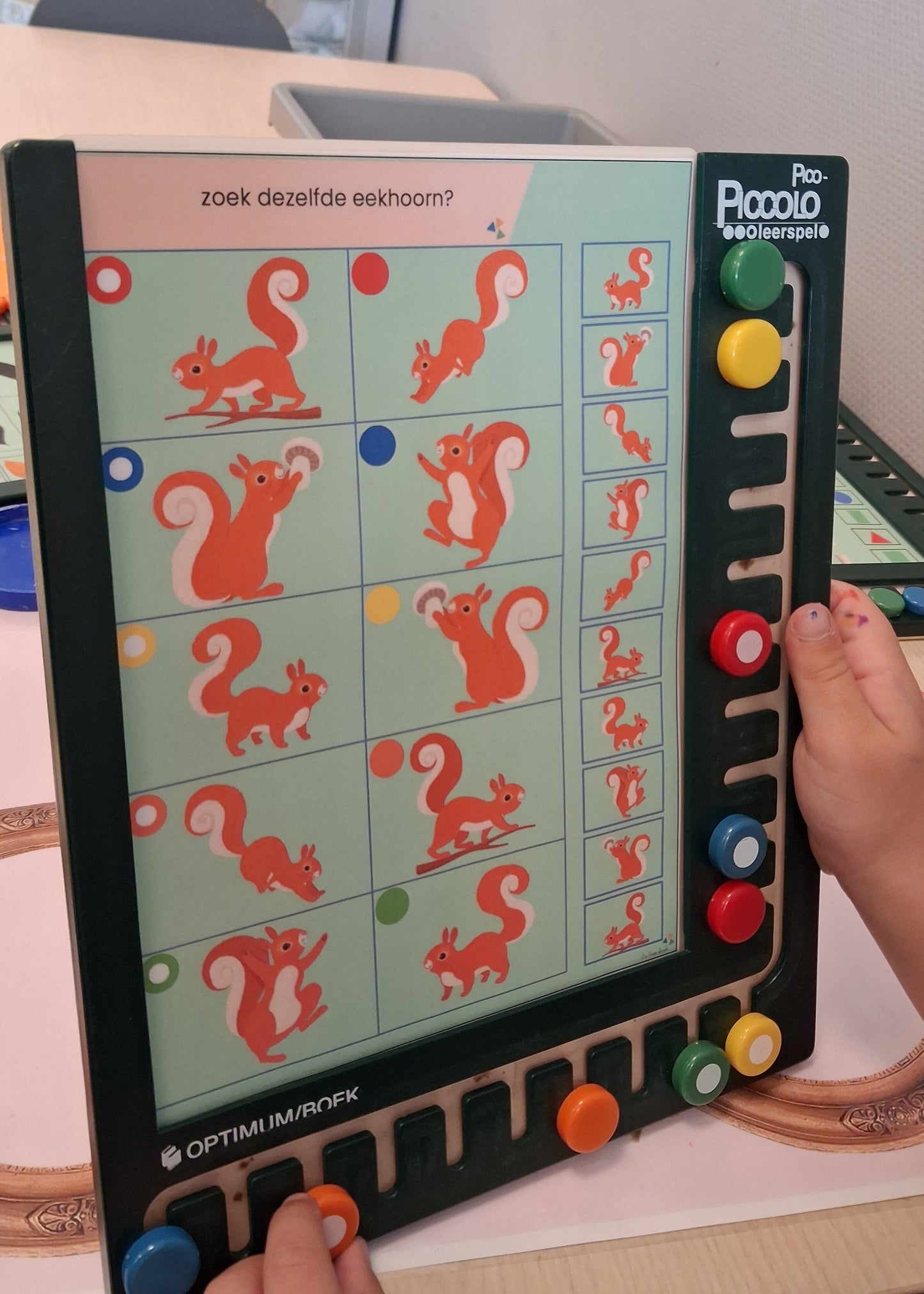 thema herfst, thema bos, herfst, spel, kleuters, groep 1/2, woordenschat, rekenen, tellen, piccolo, inloop, de themahoek, themahoek