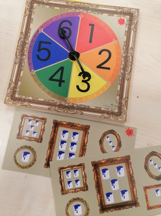 thema kunst bingo, thema museum, voor kleuters, peuters, nt2, de themahoek, spel voor kleuters