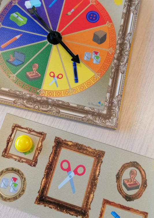 thema kunst bingo voor groep 1/2 woordenschat de themahoek