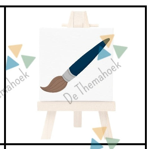 thema kunst, zaklampspel, thema museum, groep 1/2, kleuters, themahoek kunst, de themahoek, spel thema kunst, woordenschat, cijferherkenning, letterkennis, spel, inloop, lichttafel