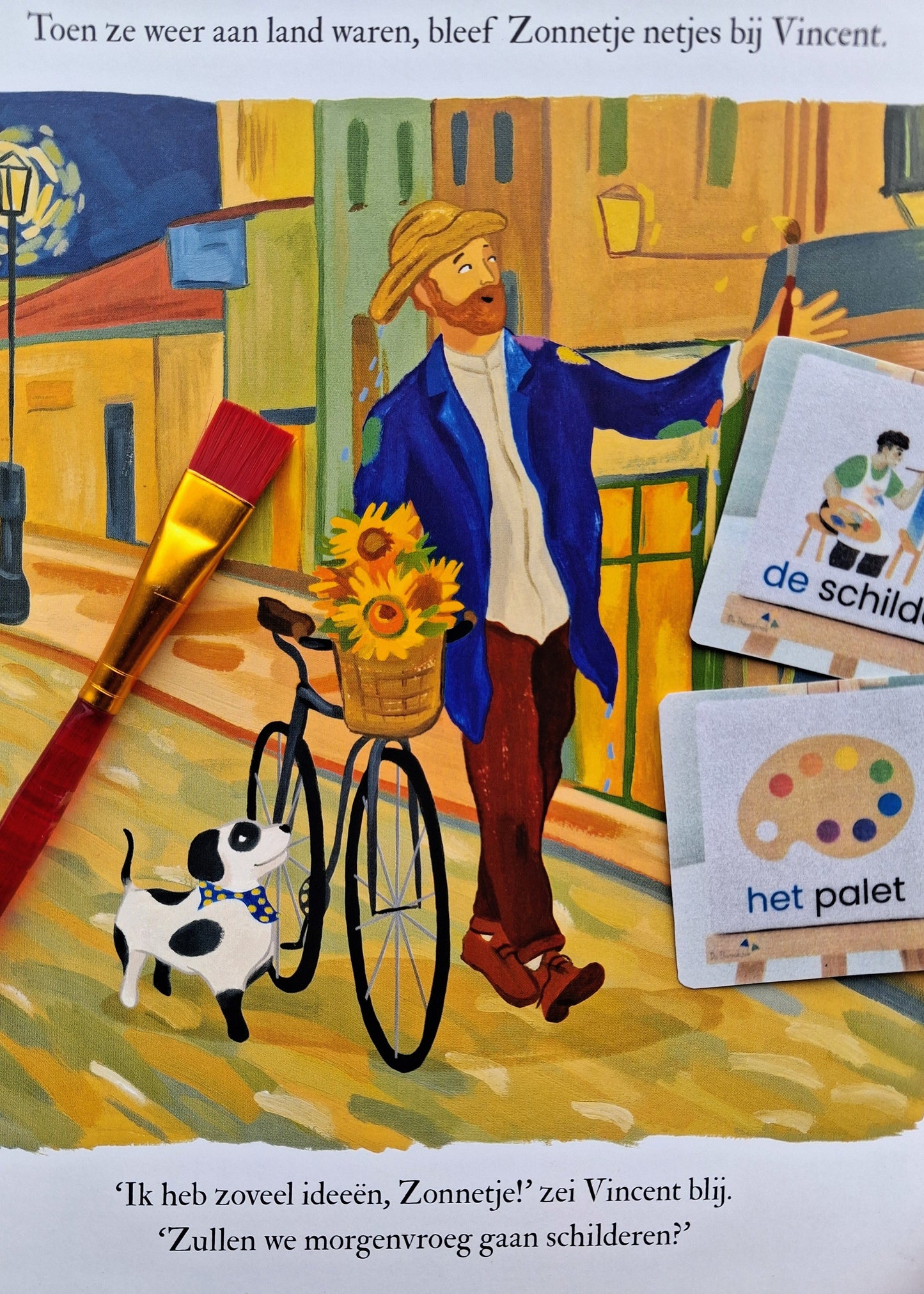 prentenboek kunst, kleuters, monster, kunst voor kleuters, thema kunst, groep 1/2, spel kunst, memory kunst, schrijfpatronen, kleikaarten, de themahoek, themahoek, van gogh