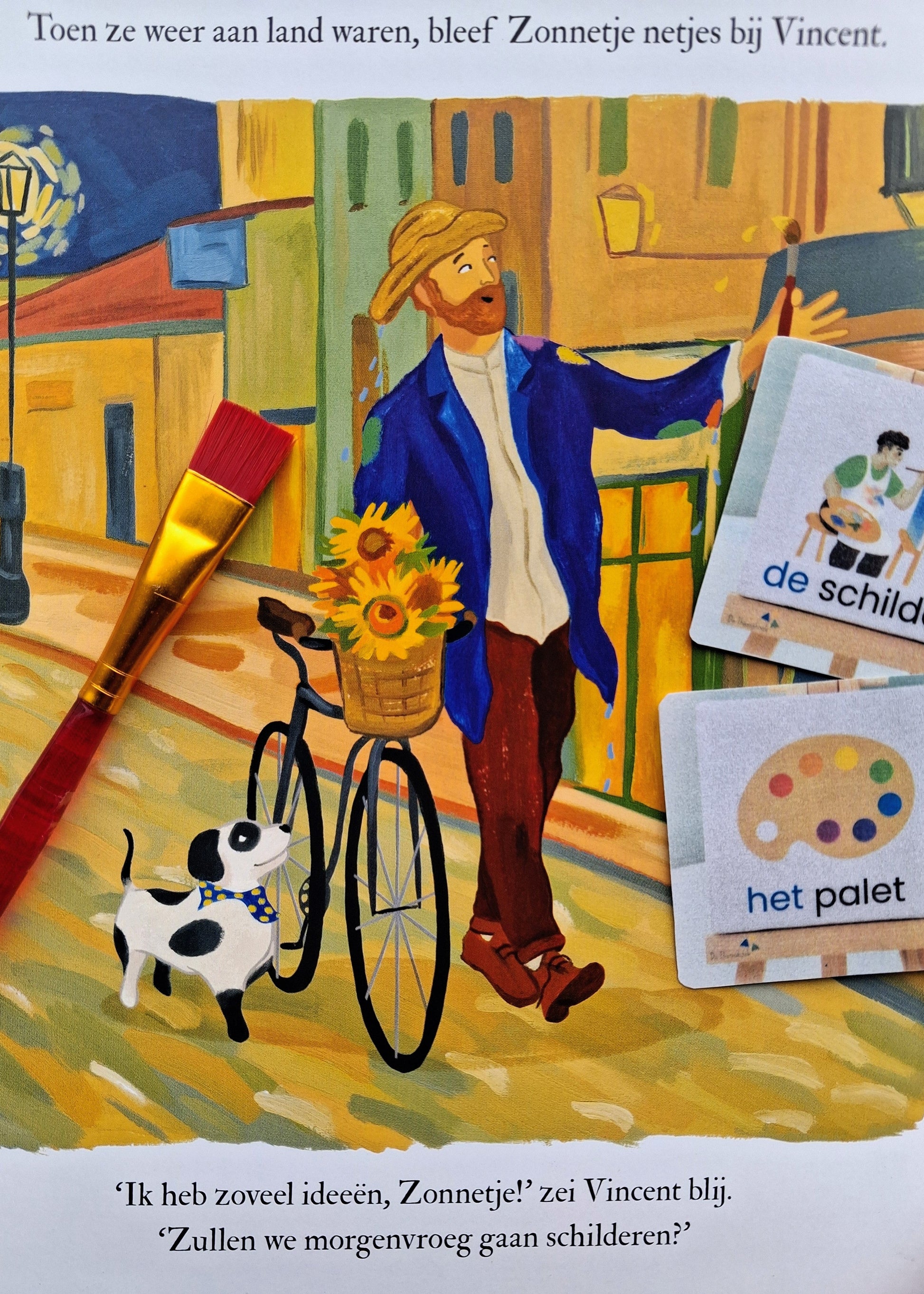 prentenboek kunst, kleuters, monster, kunst voor kleuters, thema kunst, groep 1/2, spel kunst, memory kunst, schrijfpatronen, kleikaarten, de themahoek, themahoek, van gogh