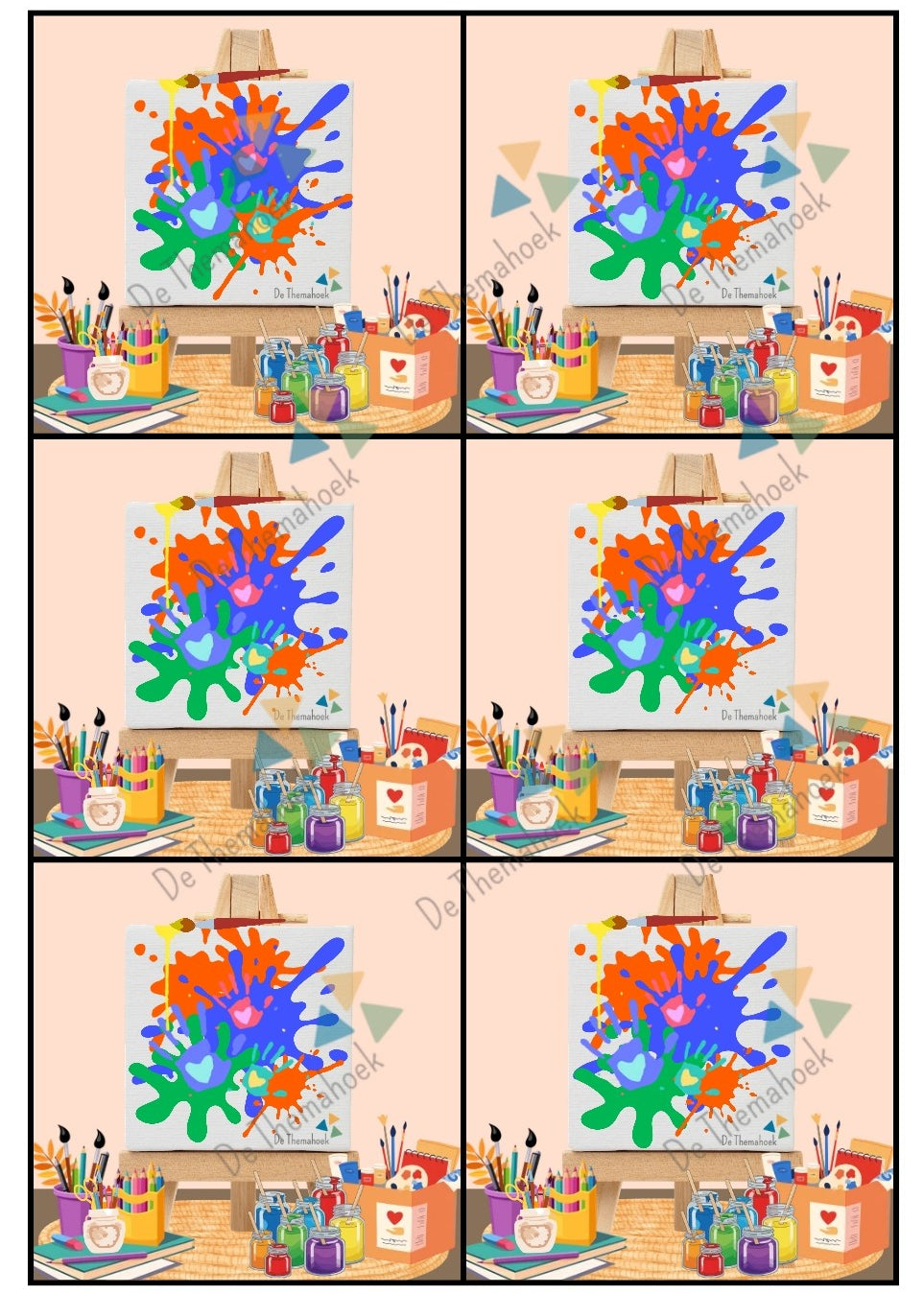 thema kunst, zaklampspel, lichttafel, kleuters, groep 1/2, licht en donker, schaduw, schaduwen, schaduwspel, letters, letterkennis, letterherkenning, de themahoek, themahoek kunst, inloop