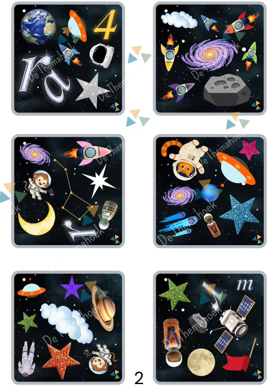 dobble, thema ruimte, dobble ruimte, kleuters, groep 1/2, nt2 leerlingen, nt2 onderwijs, woordenschat, executieve functies, spel thema ruimte, spel, themahoek ruimte,de themahoek, inloop
