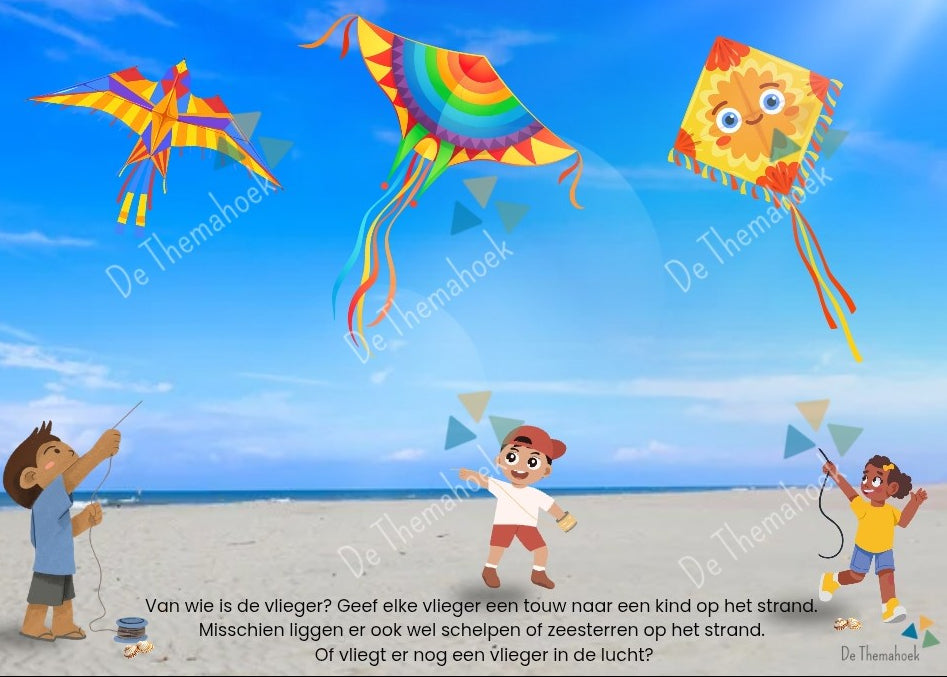 kleikaarten, thema vakantie, kleuters, thema op reis, thema zomer, thema strand, thema de camping, kleien,  motoriek, inloop, inloopactiviteit, de themahoek, themahoek, woordenschat, rekenen, tellen, cijferkennis, cijferherkenning