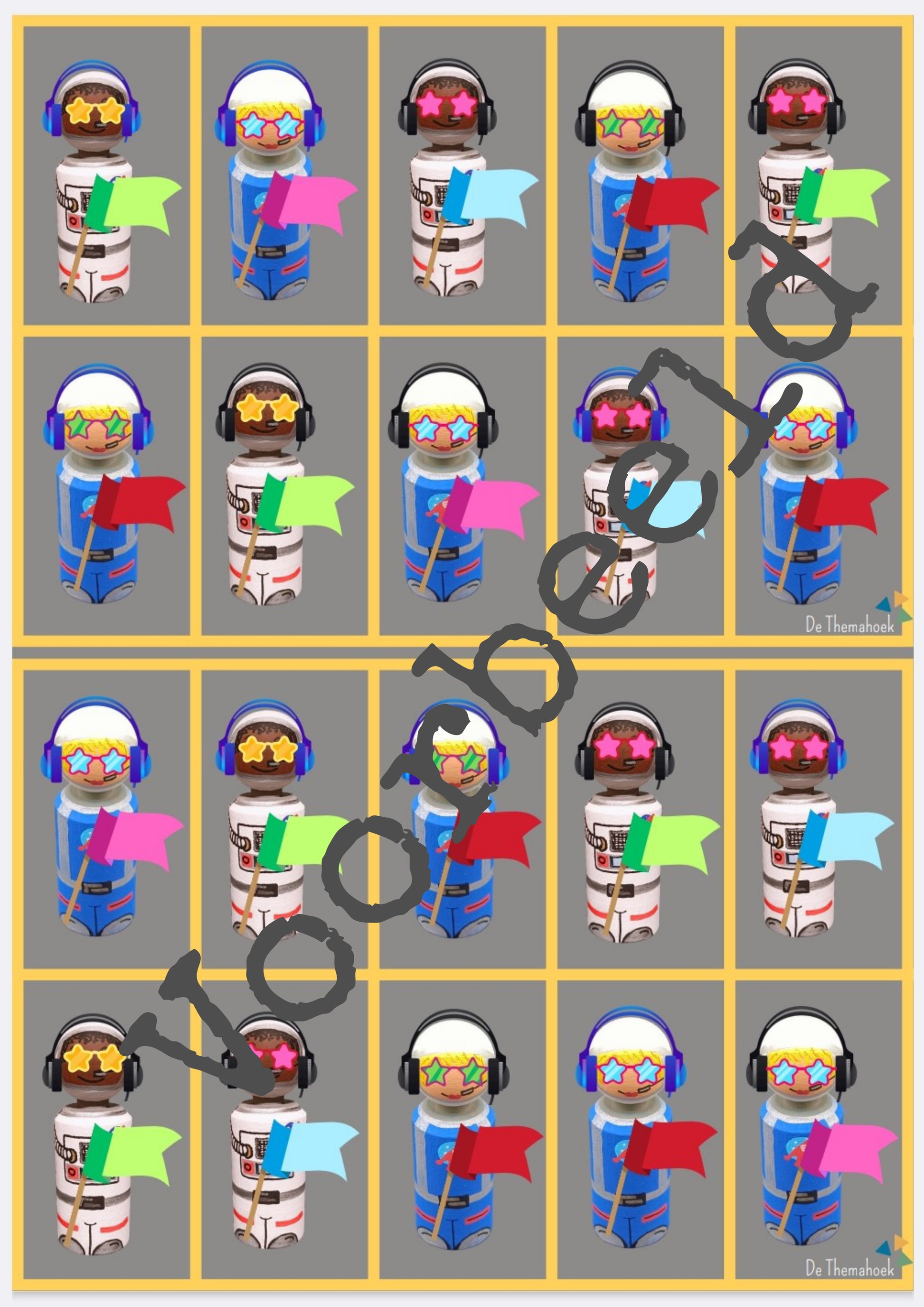 spel wie is het? in thema de ruimte, voor groep 1/2, meerkunners en anderstalige leerlingen, de themahoek